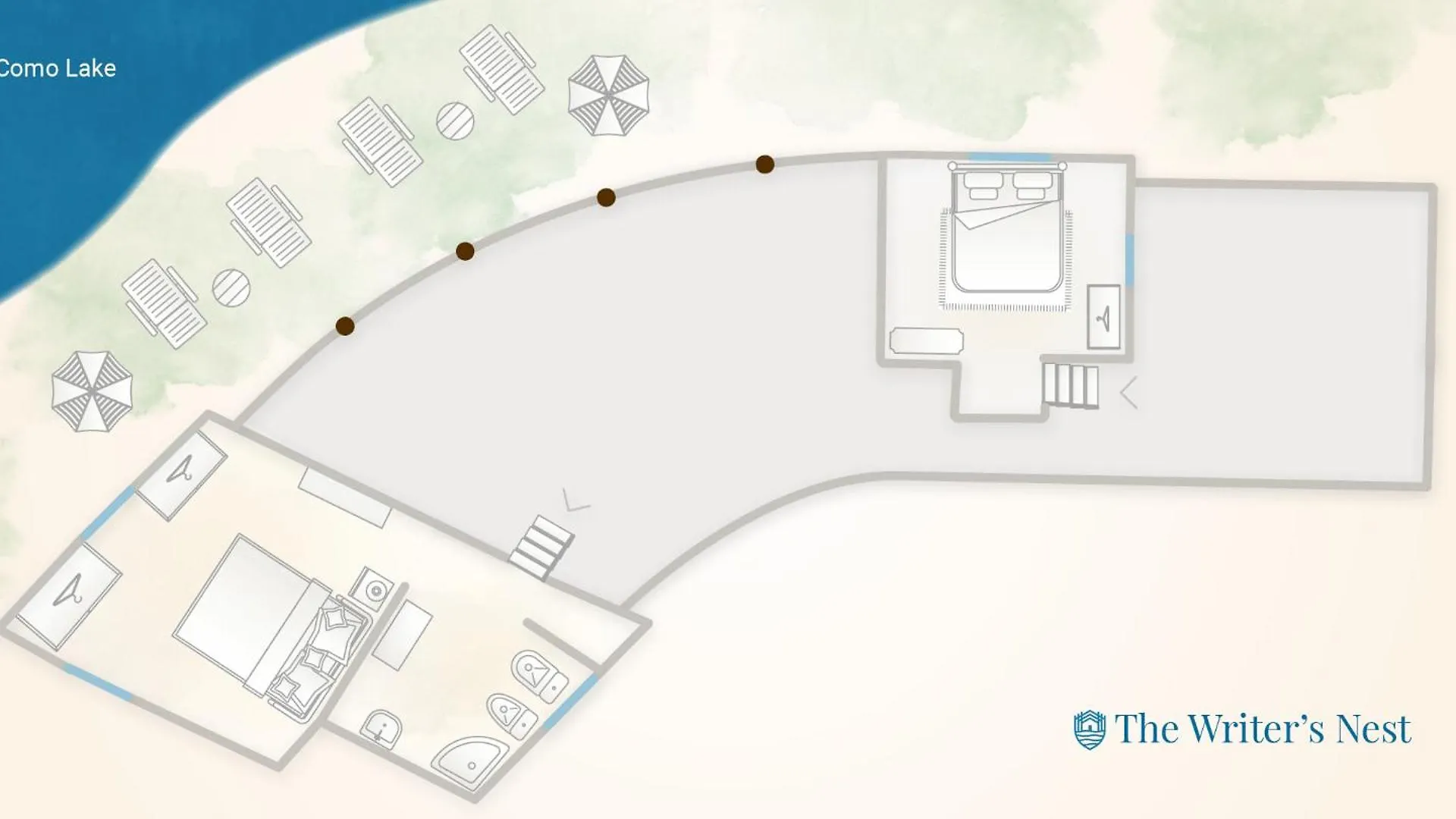 The Writer'S Nest Waterfront Villa By Rent All Como Faggeto Lario