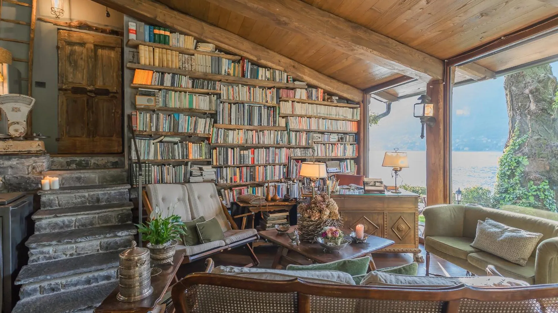 The Writer'S Nest Waterfront Villa By Rent All Como Faggeto Lario