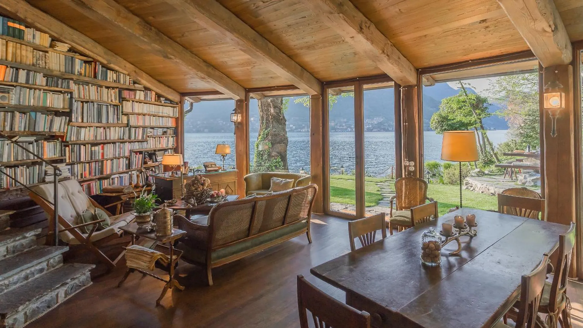 The Writer'S Nest Waterfront Villa By Rent All Como Faggeto Lario