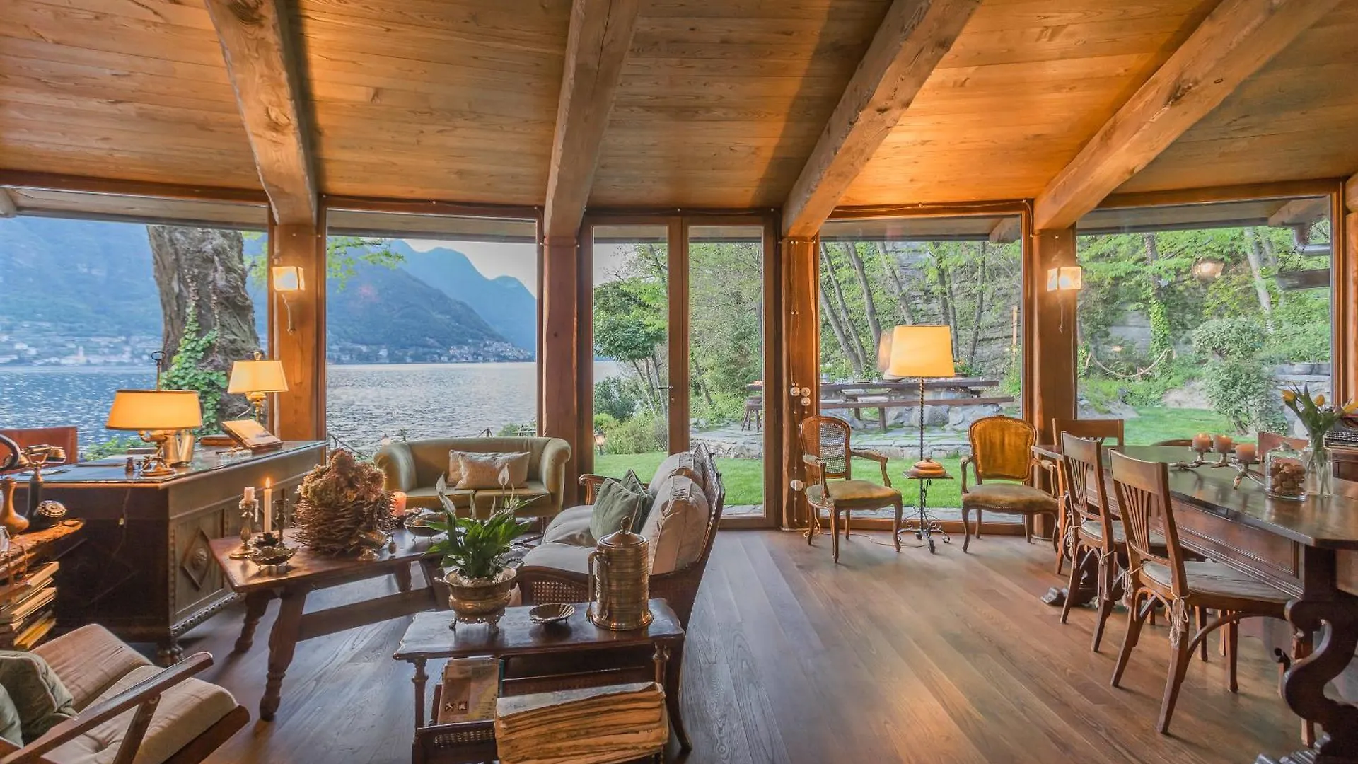 The Writer'S Nest Waterfront Villa By Rent All Como Faggeto Lario 0*,
