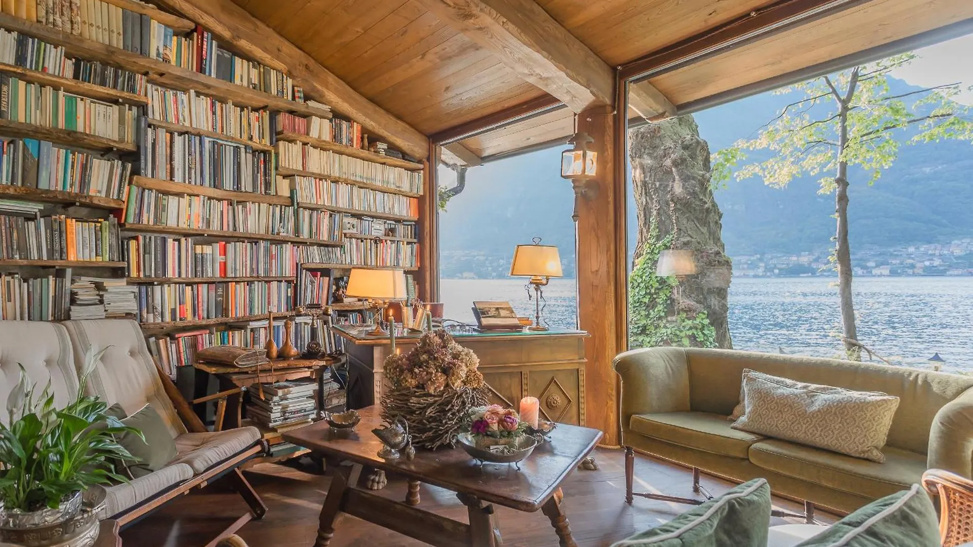 The Writer'S Nest Waterfront Villa By Rent All Como Faggeto Lario Italy