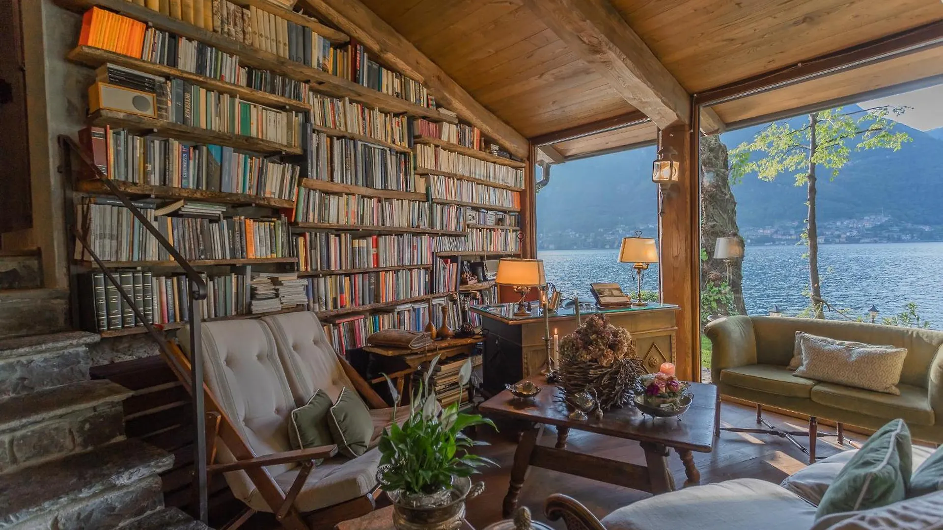 The Writer'S Nest Waterfront Villa By Rent All Como Faggeto Lario Italy